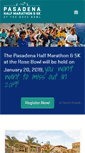 Mobile Screenshot of pasadenahalf.com